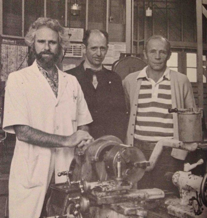Three of my Industrial Arts teachers at Palo Alto from 1976-1980, from left to right, Bud Jamison (Architecture), O.D. Mitchell (Auto Shop), and Bob Hoskins (Metal/Algebra/Geometry). All of my teachers were great, but Mr.Mitchell was my favorite through 4 years of Auto Shop. Photo is from my 1979, Junior year, Yearbook.