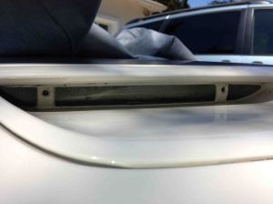 With the flip of your Phillips Screwdriver, you can remove the metal plates that block the opening that keep the low flying birds from getting sucked in and have a functioning ram air bulge hood.